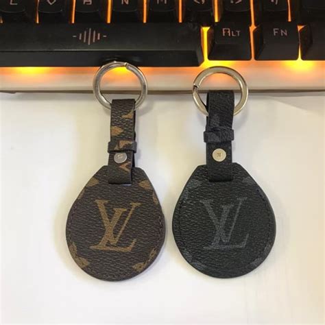 lv airtag holder|luxury airtag keychain.